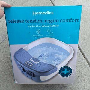 Homedics Bubble Bliss Deluxe Footbath NEW